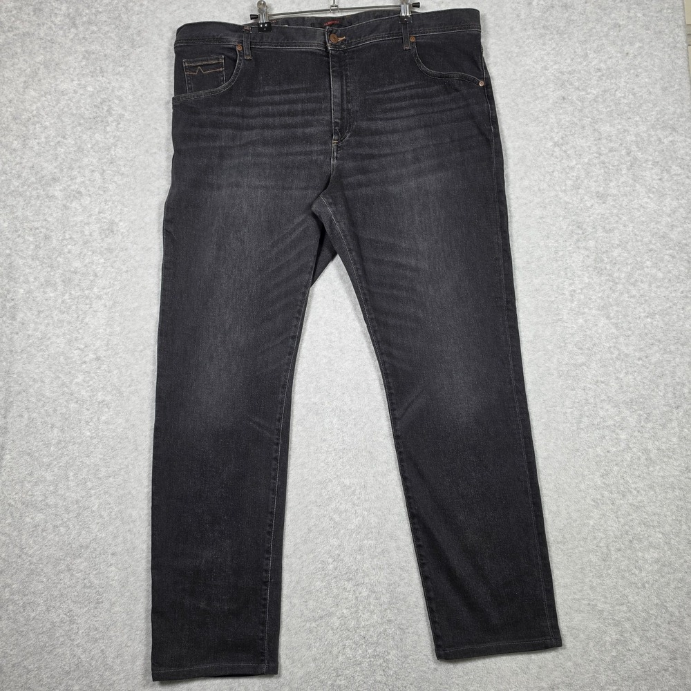 Alberto Jeans Mens Size 40x32 Dark Wash Modern Fit Handcrafted Whiskers Dual FX